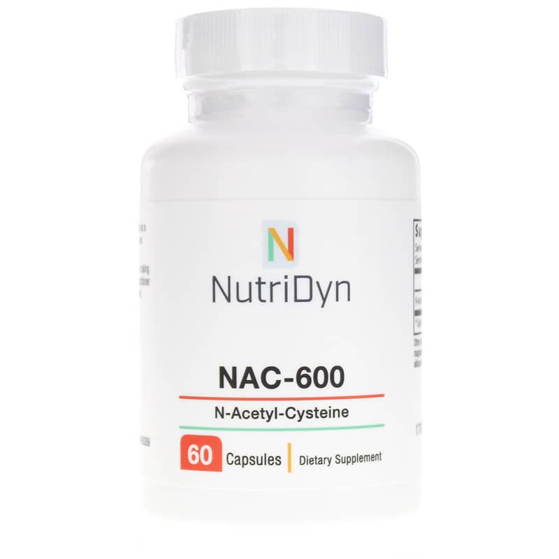 NutriDyn NAC-600 N-Acetyl-Cysteine 60 caps